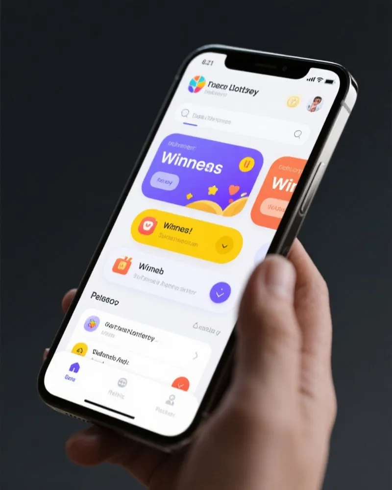 八马彩票 APP界面