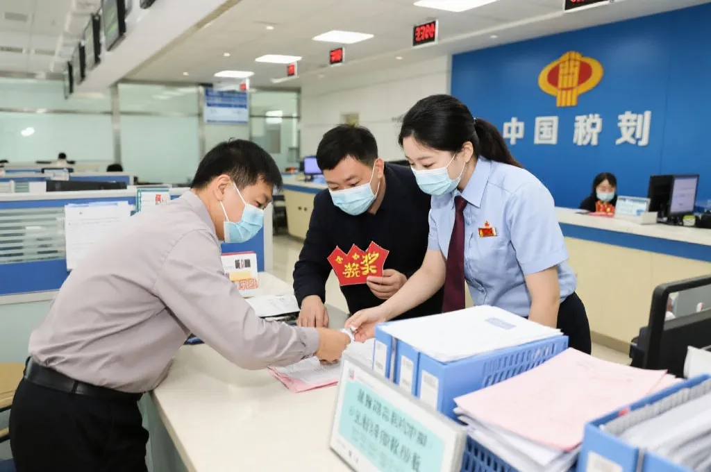 税务窗口办理兑奖税务